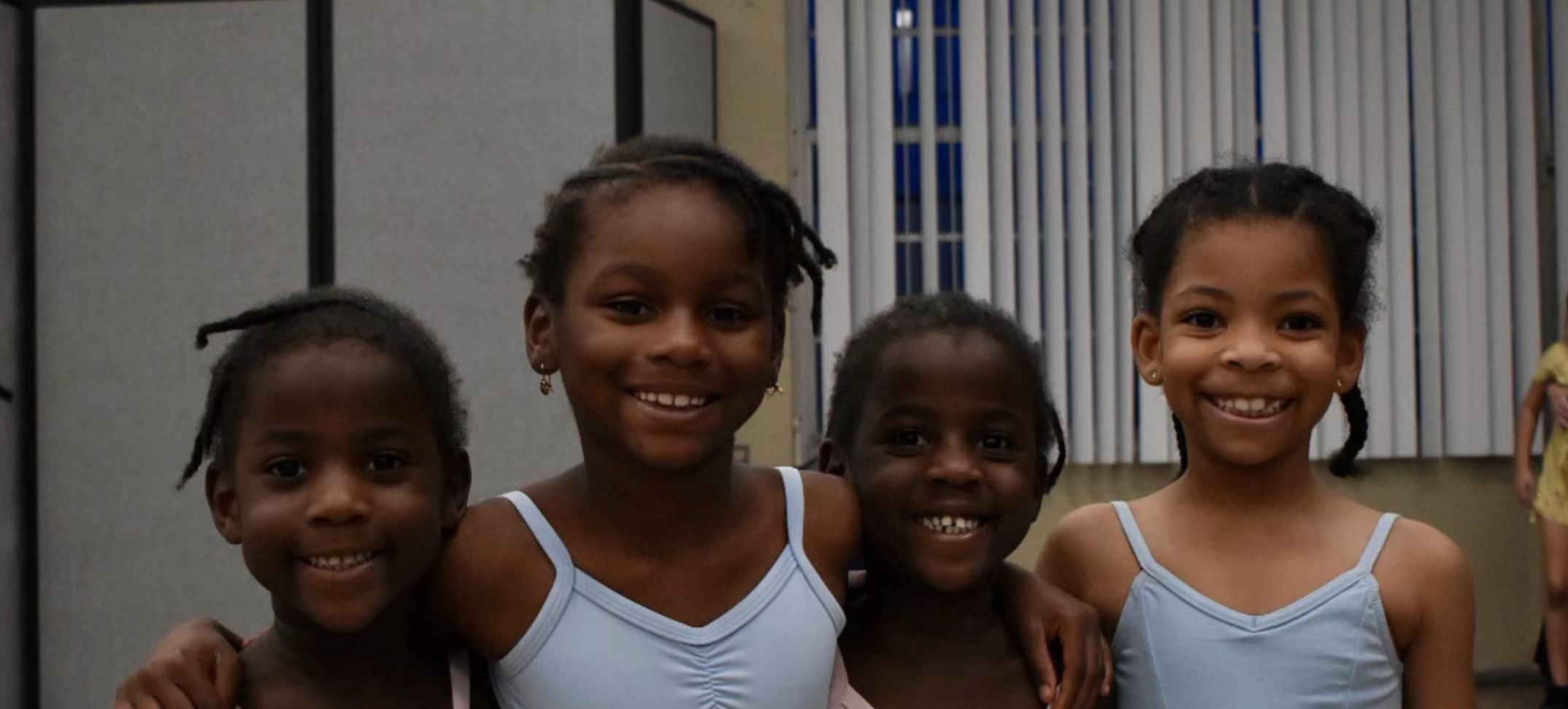 Creative dance students